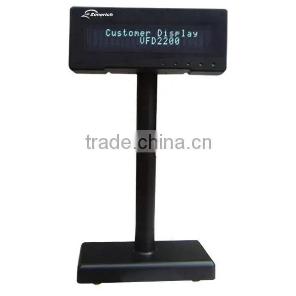 CHINA GUANGZHOU RETAIL DISPLAY VFD POS DISPLAY RS232 POS CUSTOMER DISPLAY ZQ-VFD2300 photo-2