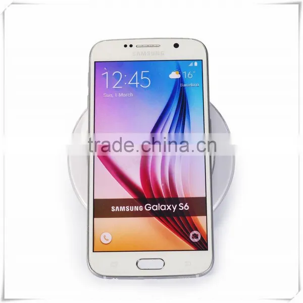 New Round Style QI Wireless Charger Charging Pad for Samsung Galaxy S6 Edge photo-5