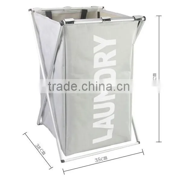 600D Oxford Cloth Durable Portable and Folding Dirty Clothes Basket,Garment Laundry Basket Closed photo-4