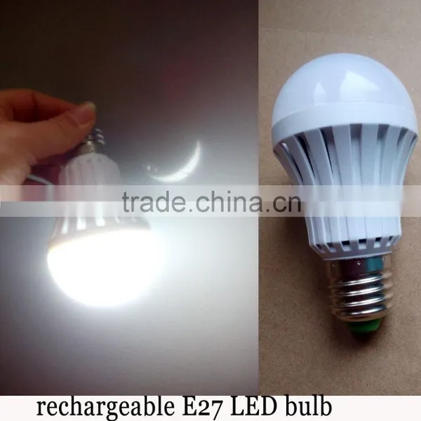 Smart Rechargeable Led Bulb E27 B22 7W With Build-in Battery Emergency 5 Hours China Zhongshan Factory Cheap Price Battery Bulb photo-3