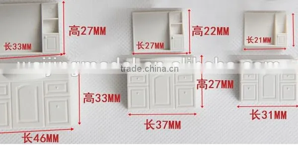 Toilet Bathroom Building Materails, Model Toilet Furniture, Architectural Plastic Model Bathtub for Scale 1/20 Quality Choice photo-2