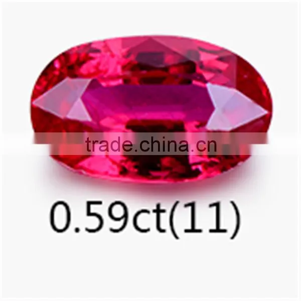 1ct Natural Pigeon Blood Gemstone Loose Stone Ring Face photo-5