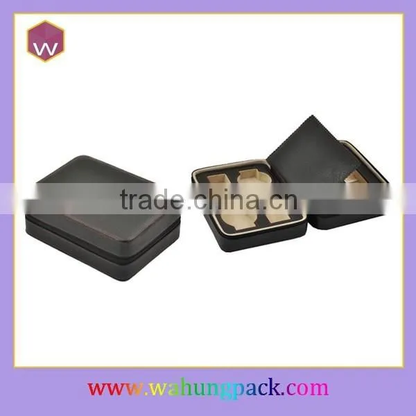 Custom Black Color Mens Leather Watch Box (WH-1740JL) photo-3