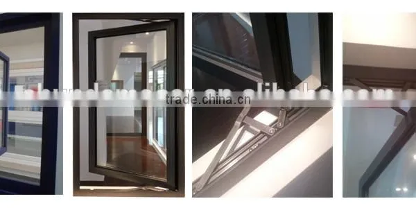 Thermal Break Aluminum Double Tempered Glass Casement Window photo-2