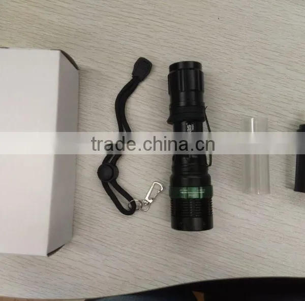 POPPAS T820 Hot Sale XPE Led Adjustable Focus Aluminum Police Security Led Flashlight photo-4