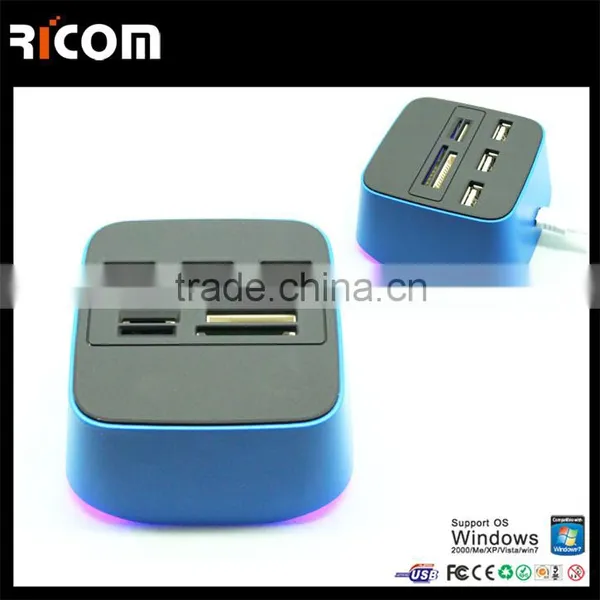 Smart Chip Card Reader,combo Card Reader Series,usb 2.0 Combo Card Reader--Shenzhen Ricom photo-4