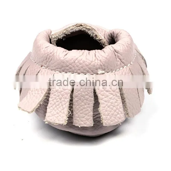 Factory Direct Wholesale Toddler Infant Leather Shoes Baby Girl Tassel Moccasin Shoes photo-6