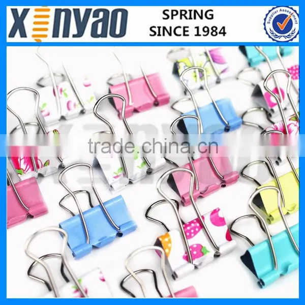 Logo Print Colorful Metal Binder Clips photo-3