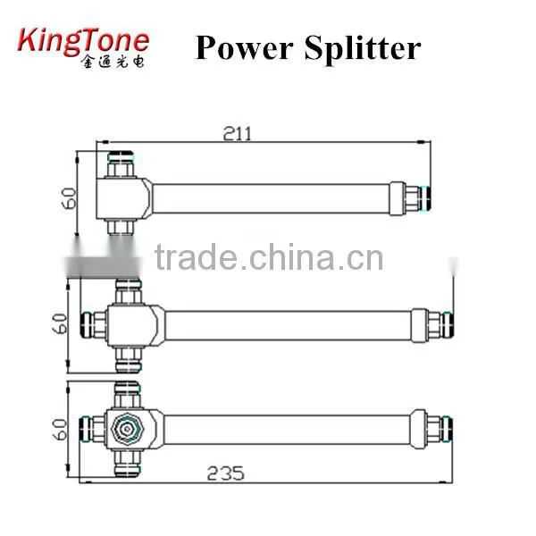 Max Power 200w 800-2500MHz 2 Way Cavity Power Divider/ Splitter photo-5