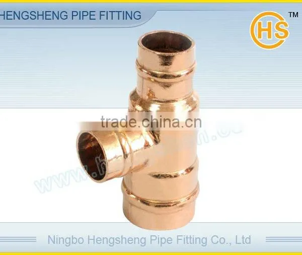 Copper Reducing Tee C xC x C