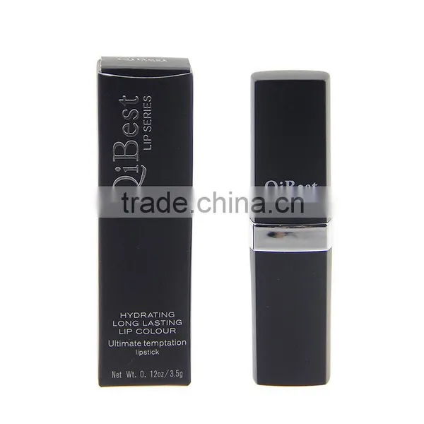 Fashion 12 Color Matte Lipstick Black Tube Purle Red Pink Color Longlasting Waterproof Lipstick photo-2
