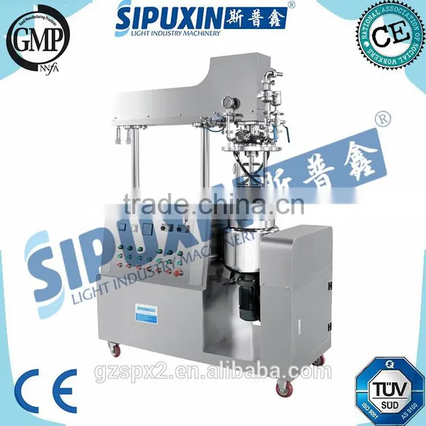 Sipuxin Cream Homogenizer/Cosmetic Cream Vacuum Emulsion Homogenizer Mixer