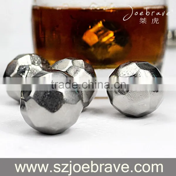 Stainless Steel Chilling Reusable Diamond Shape Ice Cube for Whiskey,Red Wine,Beverage