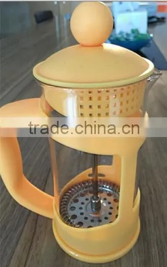 Glass Espresso Coffee Press,colorful Coffee Plunger,plastic Coffee Maker photo-2