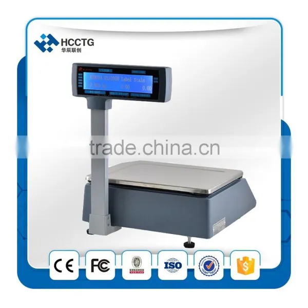 Chinese Manual Commercia Weighing Scales With Laser Barcode Printer --HLS1000 photo-2