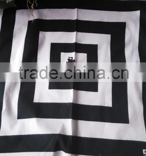 100% Cotton Water Print Touch Soft White Handkerchiefs photo-4