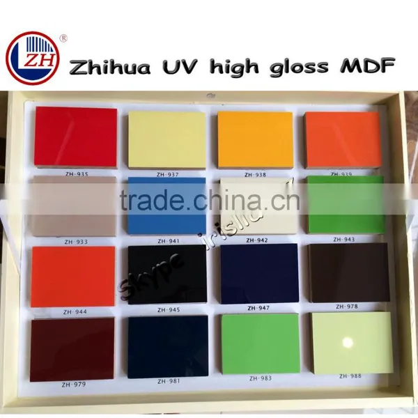 Zhihua High Gloss uv Color Painting MDF Board