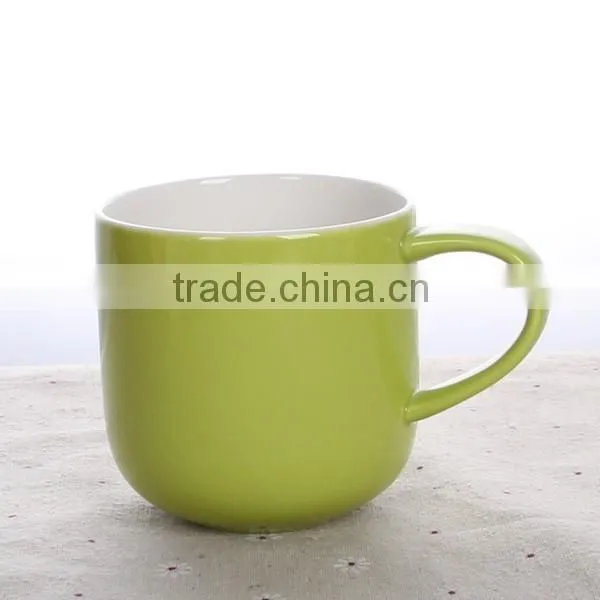 450ml 15oz New Bone China Coffee Mug Tea Cup Solid Color Fty Directly Sale photo-2