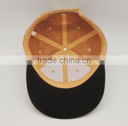 Metal Plate Flat Brim Custom Cork Caps photo-4