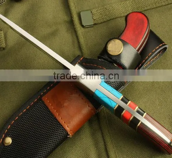 OEM Wood Handle Hunting Combat Knife photo-3