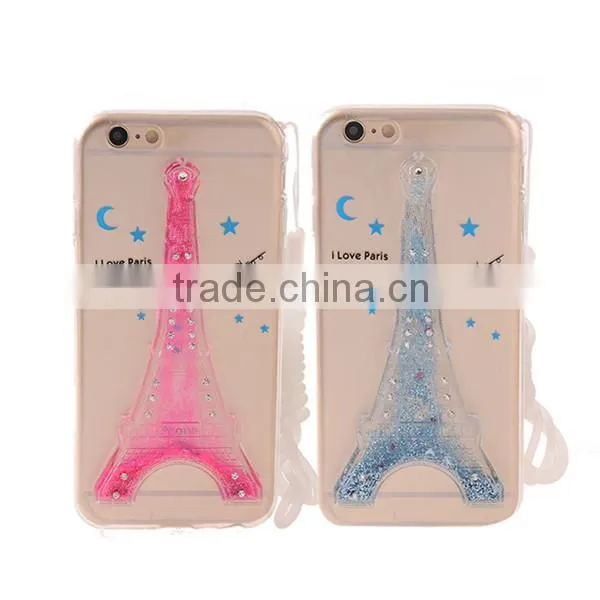 Transparent Glitter Stars Dynamic Liquid 3D Quicksand Phone Cover Case photo-4