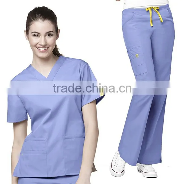 Top Quality Medical Scrubs China/OEM Service Supply Type and Scrubs Uniform Type Scrub Set photo-3