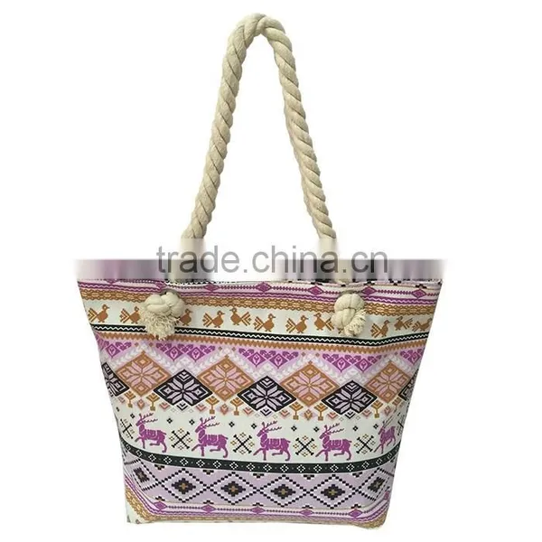 2015 Newest Cotton Fashion Handle Bag