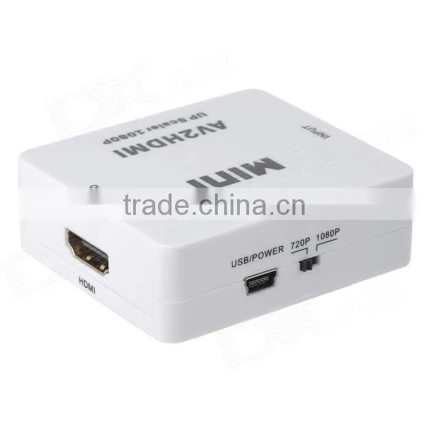 RCA AV2HDMI Converter Adapter Mini Composite CVBS 2HDMI AV2HDMI Converter in Retail Package 1080P photo-5