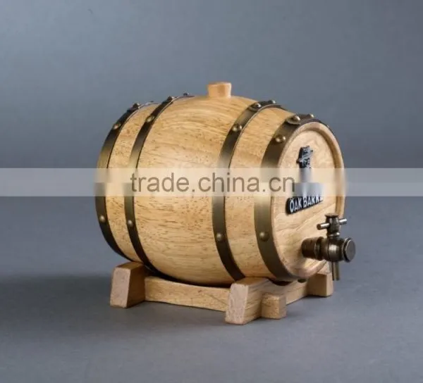 1.5L 3L 5L Wooden Wine Barrel Wine Holder photo-4