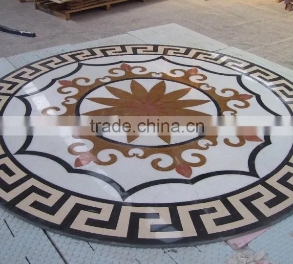 Waterjet Marble Mosaic Medallion Floor Tile Price Dubai