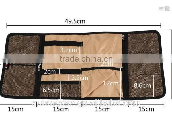HOT BUBM Black Spring Rolls Folding Storage Bag, Usb Flash Drive Case photo-4