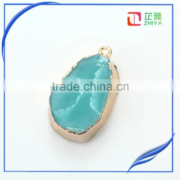 Latest Fashion Wholesale Agate Druzy Pendant for Jewelry photo-6