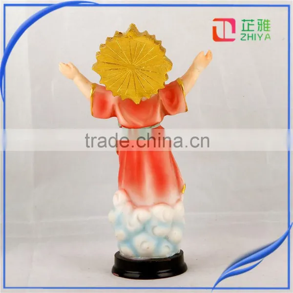 Resin Statue Divine Child Jesus With a Baby Face photo-4