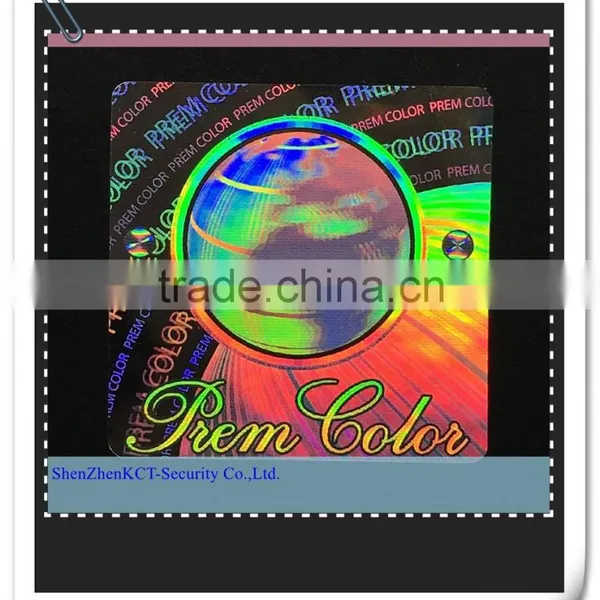 Special Laser Anti-counterfeiting Transparent 3d Sticker photo-4