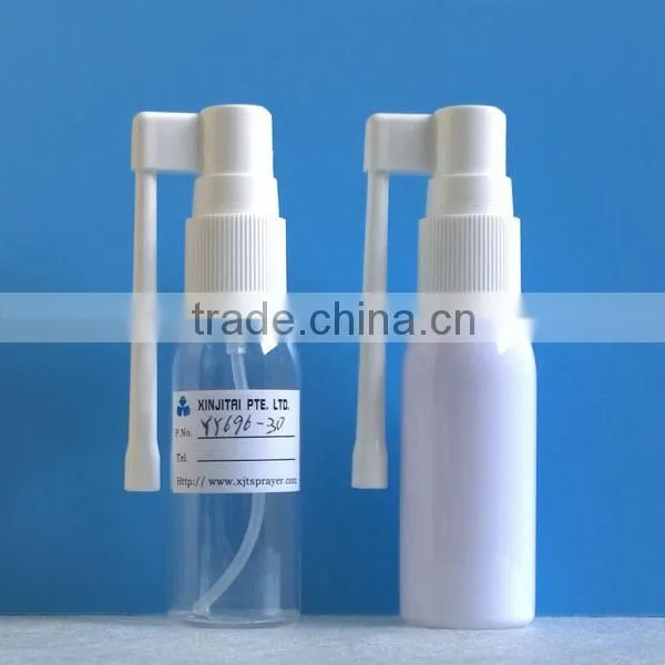 30 ml PET Pharmaceutical Very Long Nozzle Spray Bottle