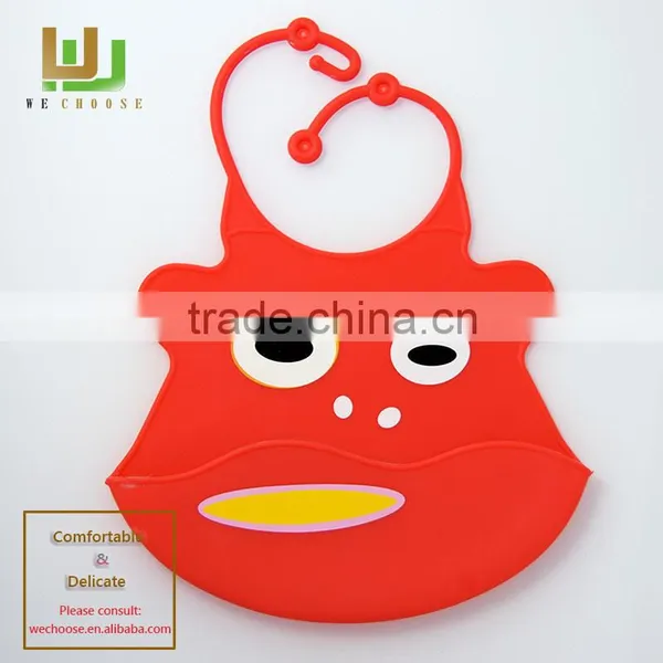 Wholesale Custom Fancy Cute Soft Baby Drool Bib Waterproof Silicone Baby Bib Baby Lunch Bibs photo-3
