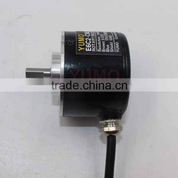 ok YUMO (E6C2-CWZ1X) 1800ppr Phase Rotary Encoder Price Incremental Rotary Encoder photo-2