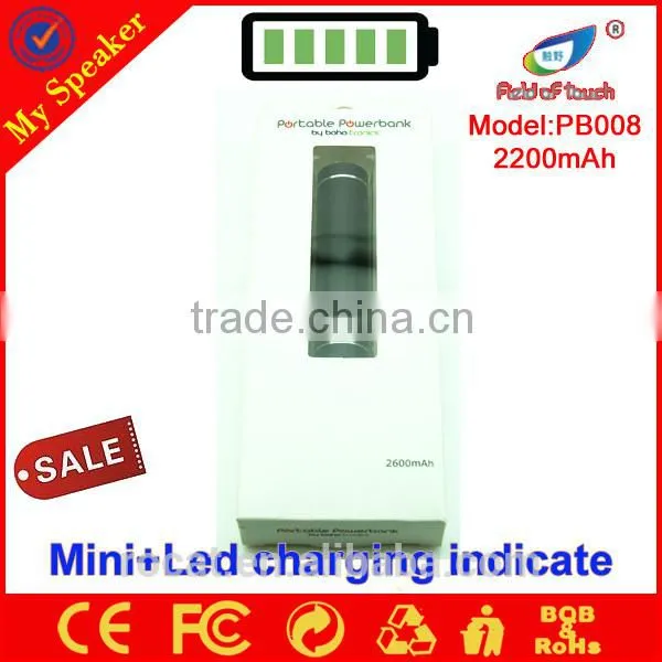 Factory Price Mobile Phone Use Colorful 2200mah Slim Powerbank photo-3