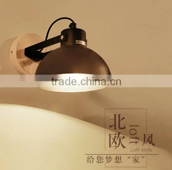 Simple Bedroom Bedside Lamp Hotel Wall Lamps photo-2