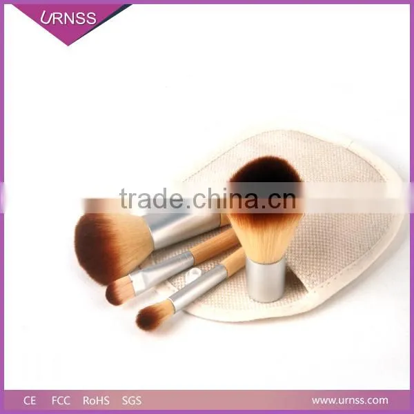2016 Professional Custom Logo Bamboo Handle Makeup Brushes Set photo-3