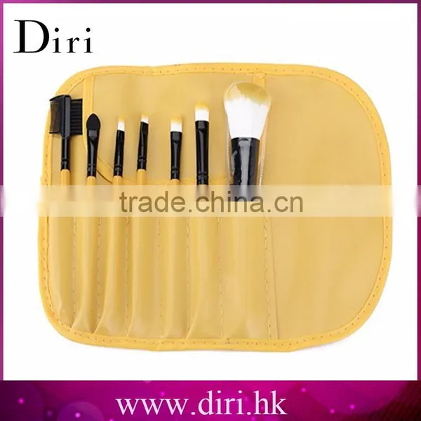 2016 Hot Professional Goat Hair 7Pcs Makeup Brush Set Tools Cosmetic Make Up Brush Set photo-5