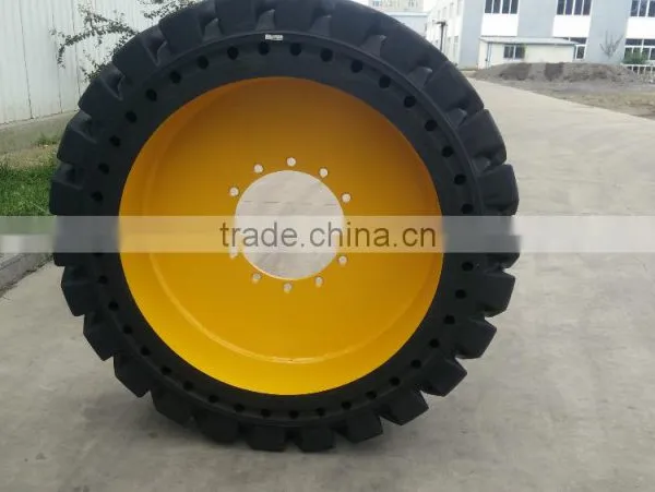 China Grader Tire 17.5-25 17.5x25 17.5r25 Solid Wheel Loader Tires Michelin12 Inch Solid Rubber Tires photo-6