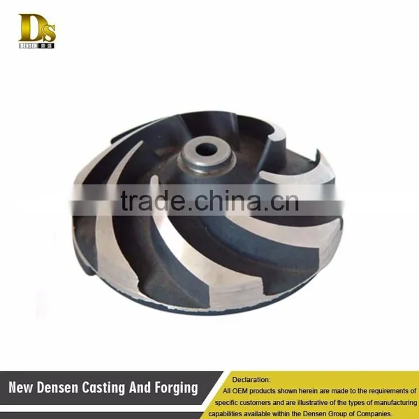 China High Quality Casted Exhaust Manifold Die Casting Steel Pump Impeller Weight photo-6