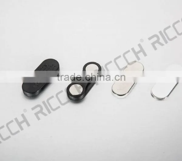 Promotional Fashion Design Magnetic Name Badges With 2 Round Discs photo-5