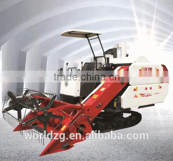 High Quality 4LZ-3.0 Small Rice Wheat Mini Combine Harvester Price