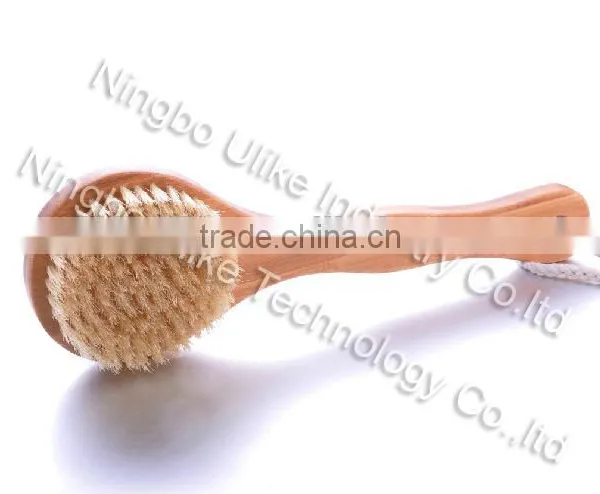 Good Quality Short Handle Bamboo Body Brush photo-2