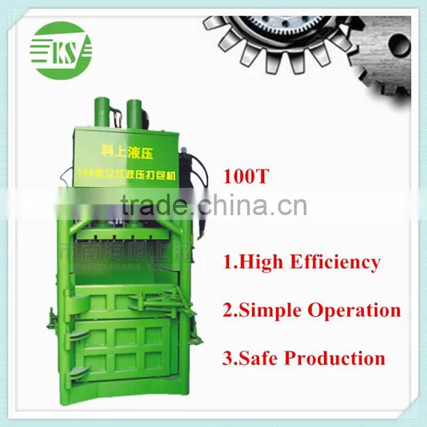 YJ-100 Hydraulic Vertical Plastic Can Press Baling Machine photo-4