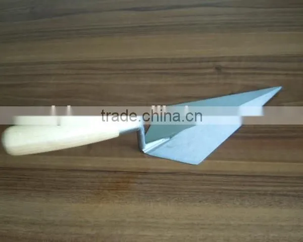 Pointed One Piece Forged Trowel Leaf Trowel With Wooden Handle photo-4