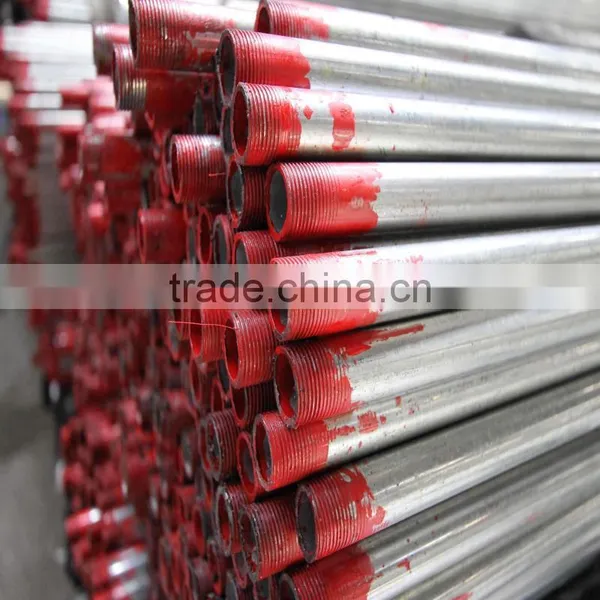 ASTM A53/A500, BS 1387-Hot Dipped Galvanized Steel Pipe -Threaded, Coulping, PVC Cap010 photo-2