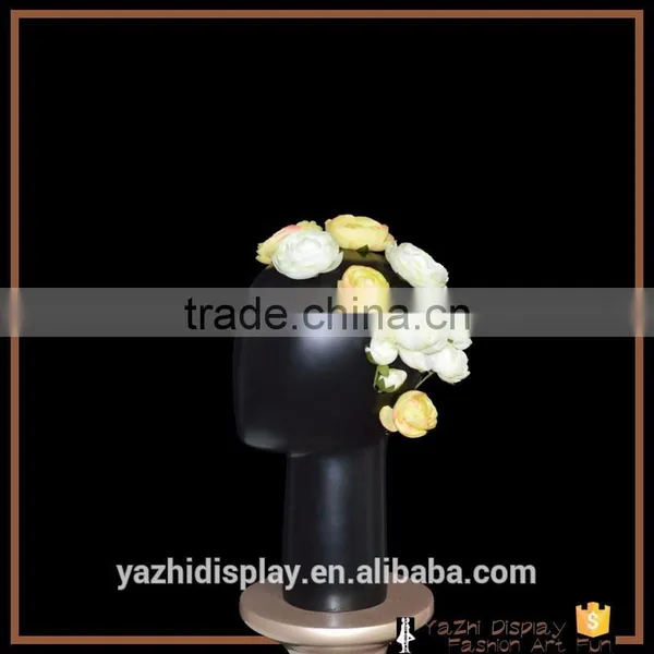 Wholesale Fiberglass Head Shape Flower Vase for Home Decoration